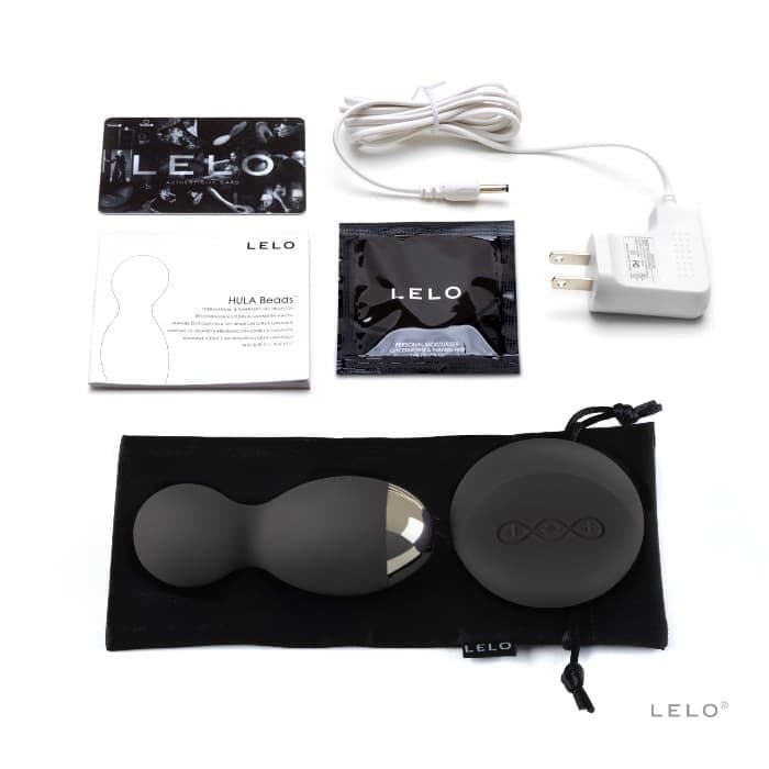 Фото Lelo, Швеция Lelo Hula Beads - Вагинальные шарики с вибрацией (чёрный)