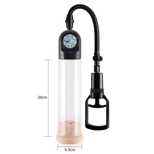 Фото Lovetoy, Китай Вакуумная помпа для пениса Maximizer Worx VX2 Accu-Meter Pro Pump с мягкой насадкой