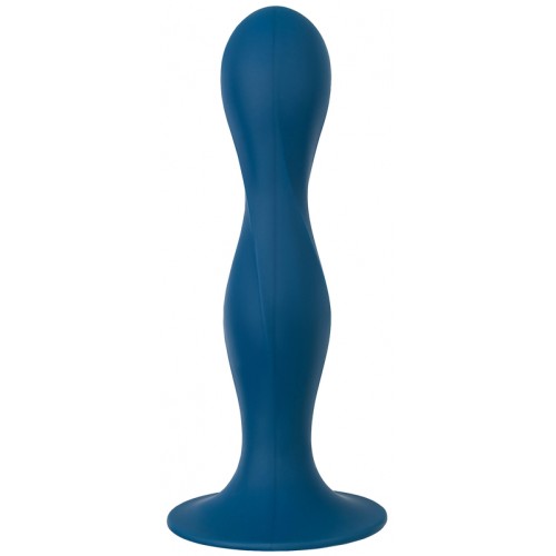 Фото Fun Factory, Германия Фаллос Satisfyer Double Ball-R со смещенным центром тяжести синий 18 см