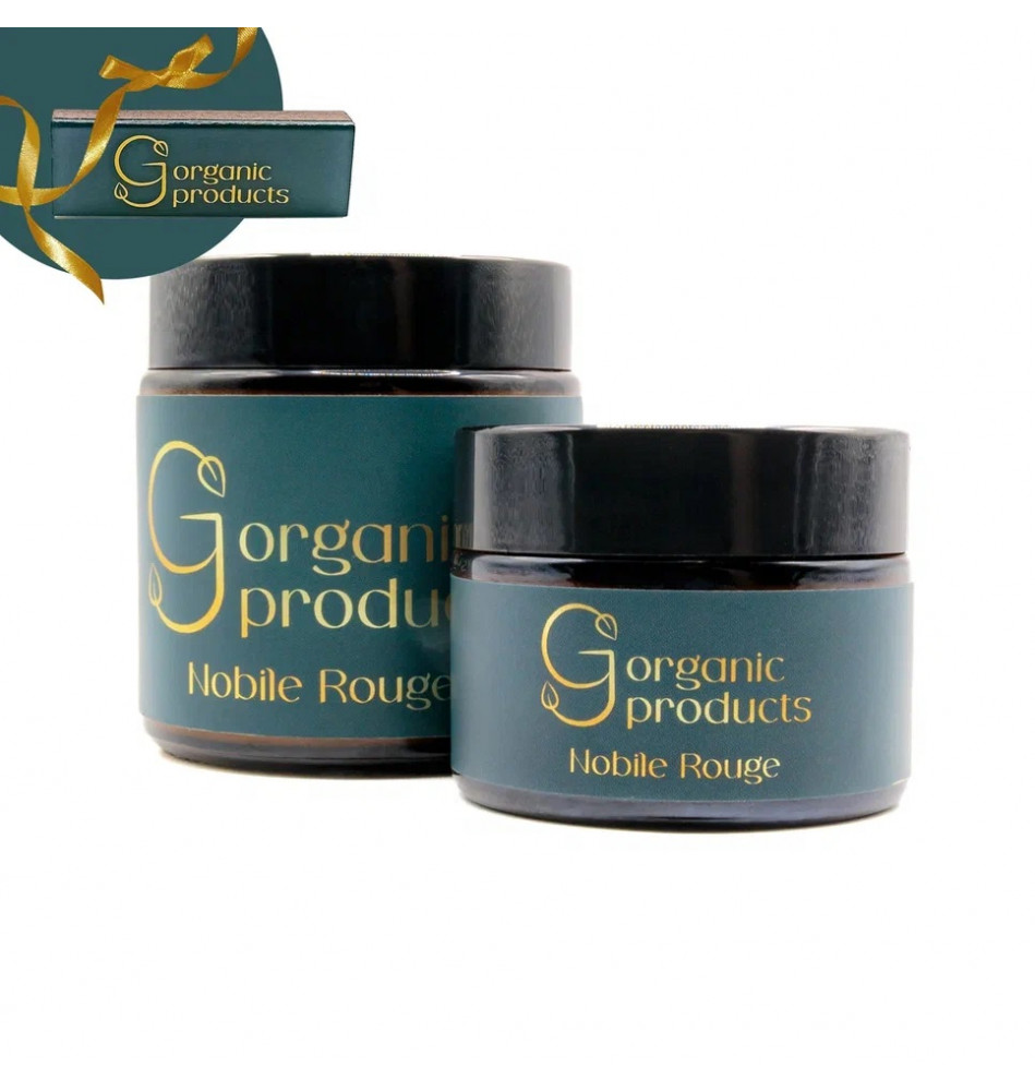 Изображение GJ organic Массажная свеча ручной работы Nobile Rouge (50мл.)
