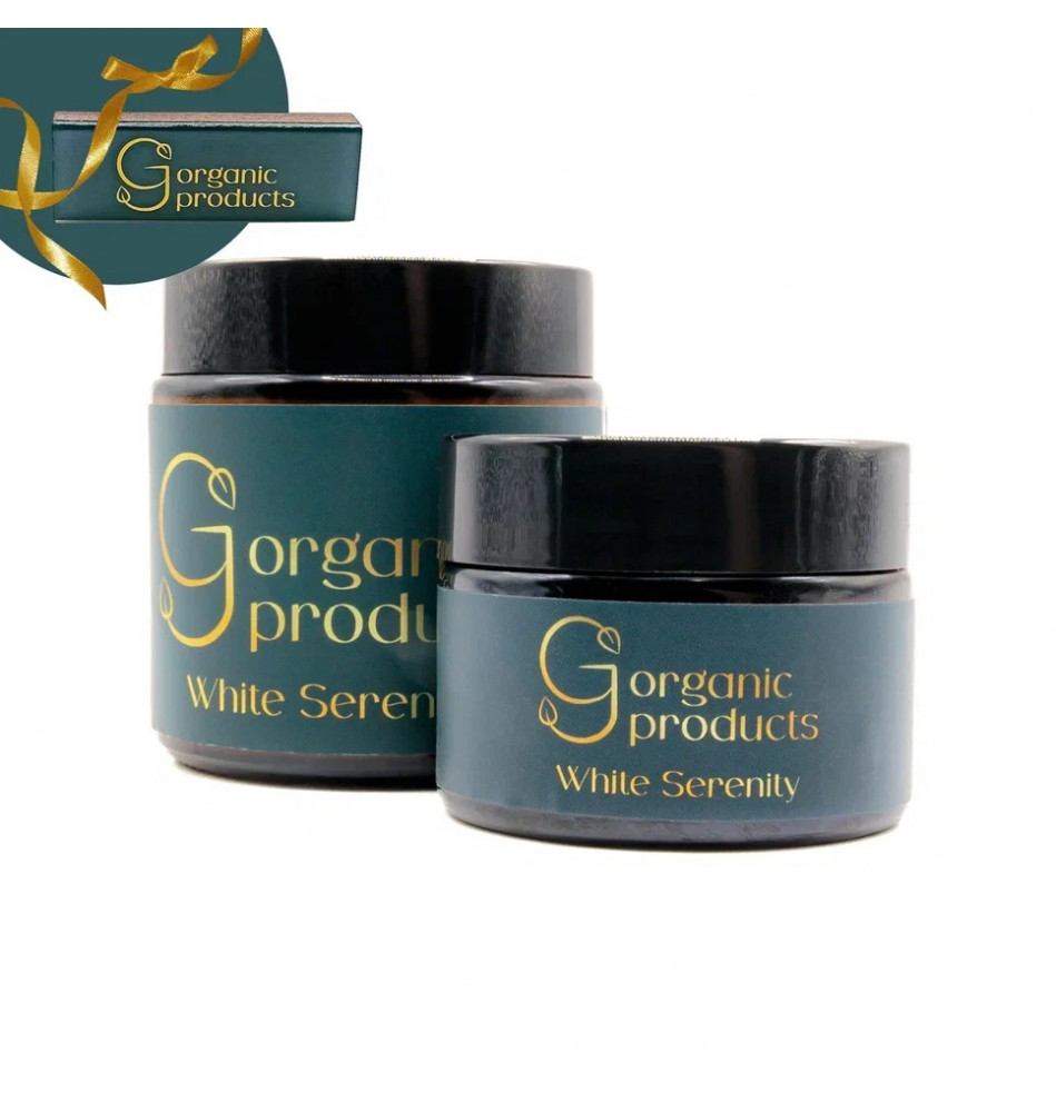 Изображение GJ organic Массажная свеча ручной работы White Serenity (100мл.)