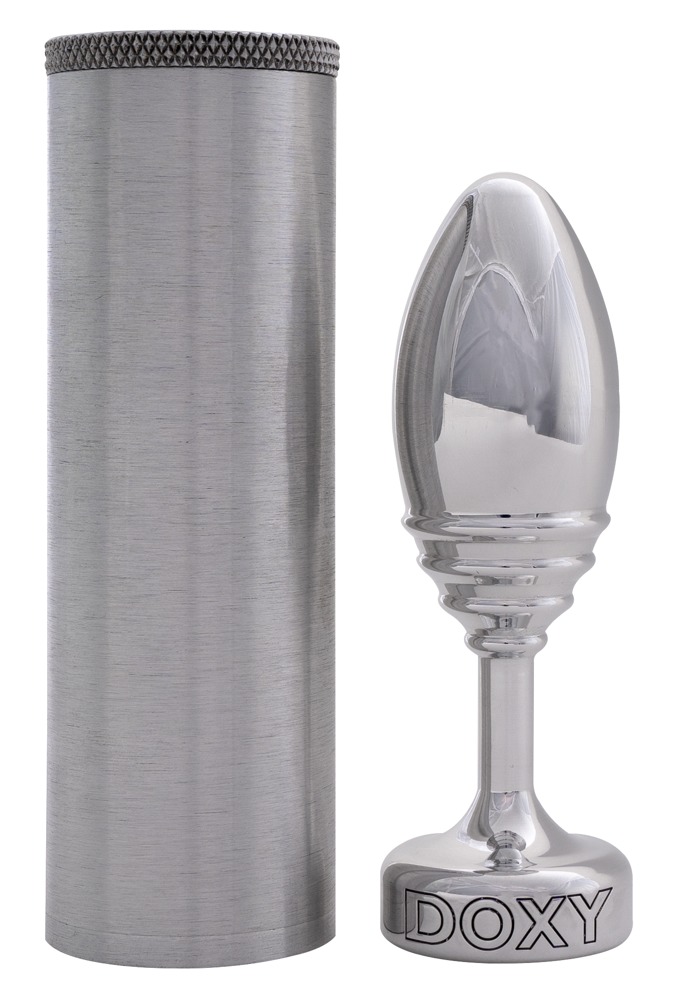 Изображение Doxy, Англия Втулка анальная Doxy Butt Plug Ribbed алюминий