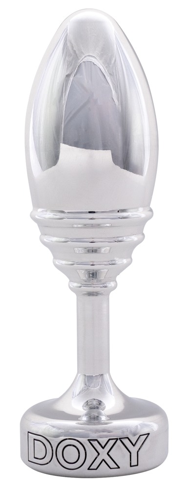 Изображение Doxy, Англия Втулка анальная Doxy Butt Plug Ribbed алюминий