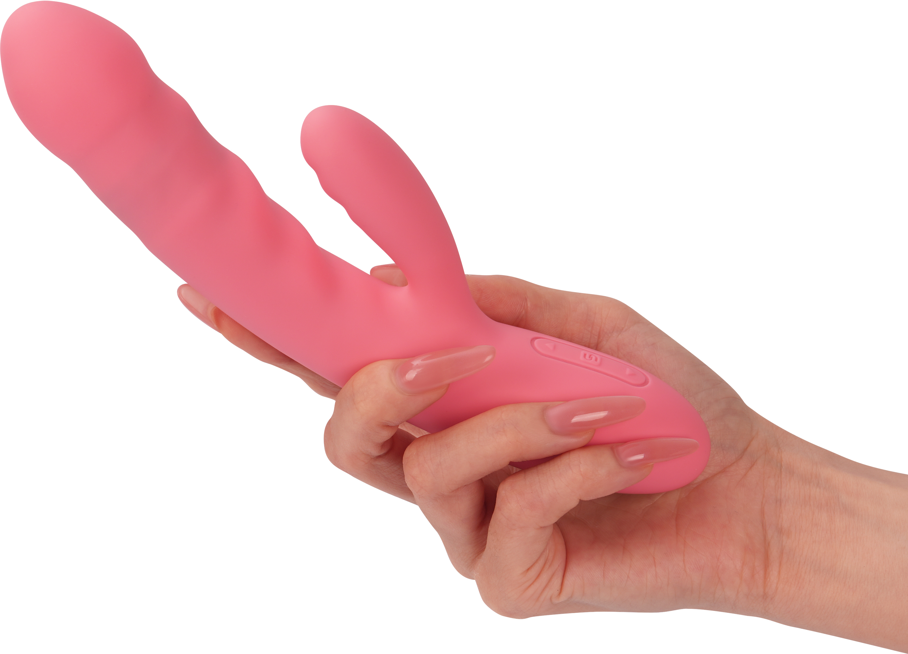 Изображение Svakom, США Мощный вибратор-кролик с функцией пенетрации Avery Strawberry Pink
