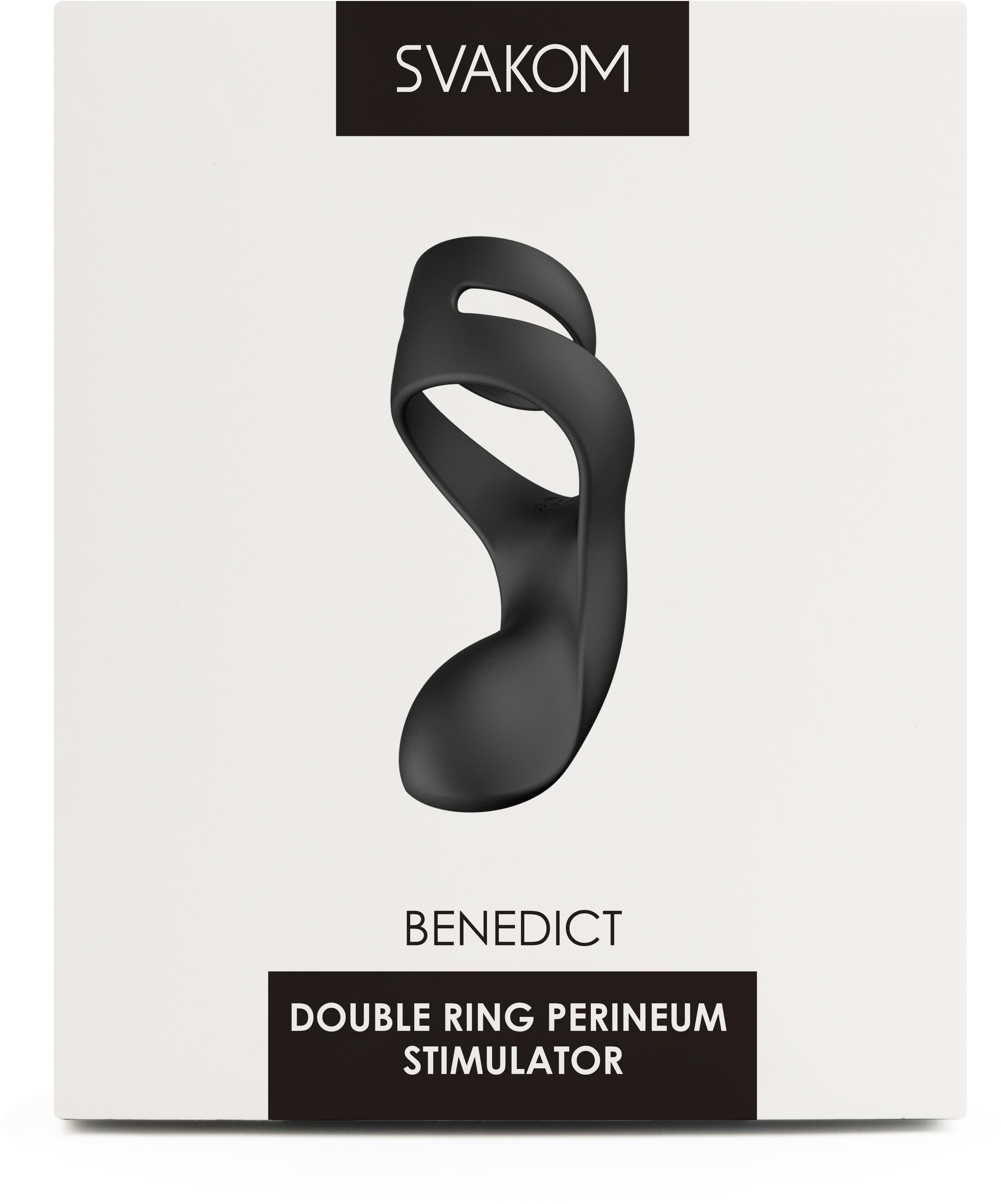 Изображение Svakom, США Двойное эрекционное виброкольцо Benedict Black