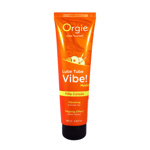 Изображение Orgie, Португалия Гель с эффектом вибрации Orgie Lube Tube Vibe Medium Pina Colada, 100 мл