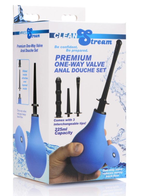 Изображение  Clean Stream - анальный душ с 3 насадками, 225 мл