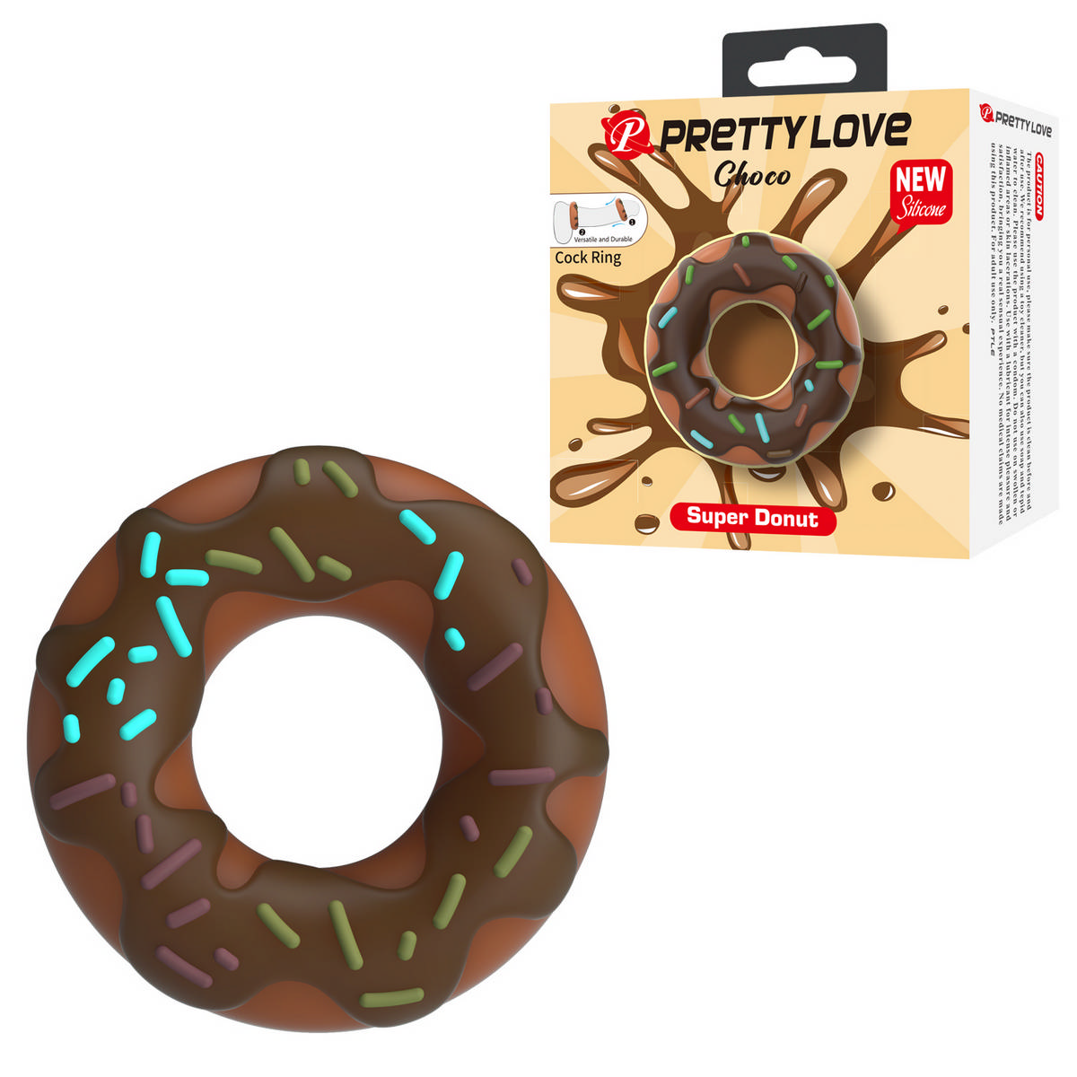 Фото Pretty Love, Китай Эрекционное кольцо в форме пончика CHOCO