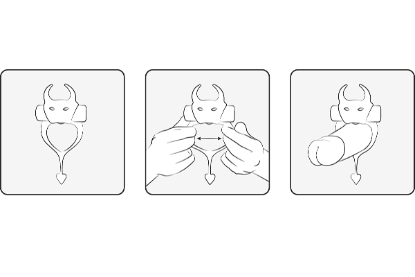 Изображение Adrien Lastic Devol Cockring Эрекционное виброкольцо Маленький Демон
