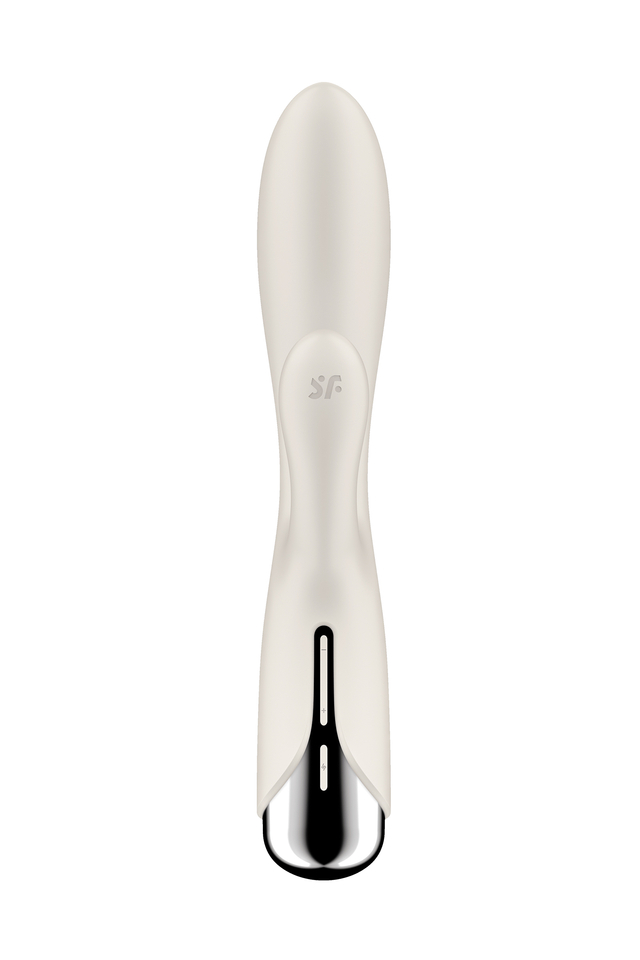 Изображение  Вибратор-кролик с ротацией Satisfyer Spinning Rabbit 1, силикон, бежевый, 20,5 см