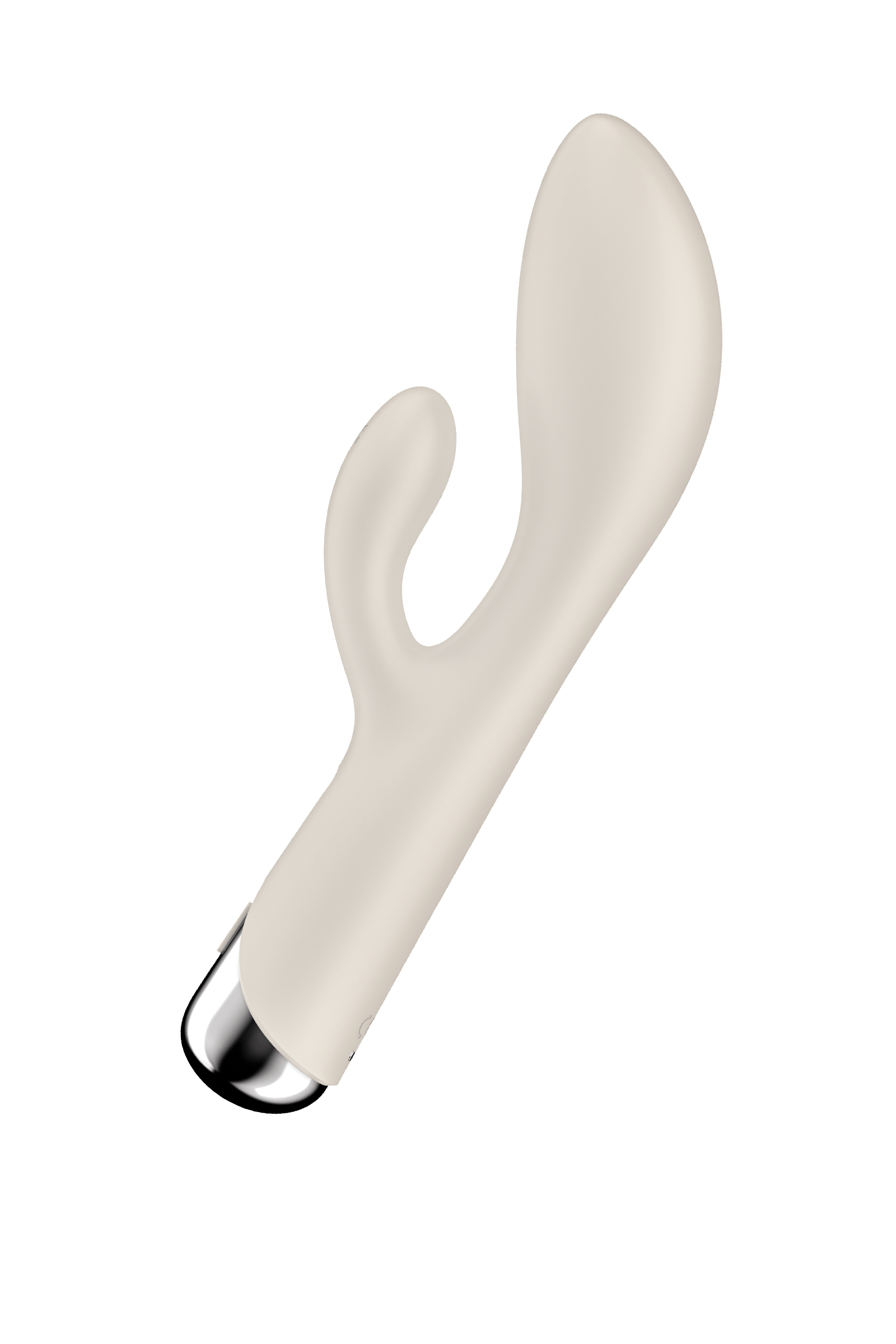 Изображение  Вибратор-кролик с ротацией Satisfyer Spinning Rabbit 1, силикон, бежевый, 20,5 см