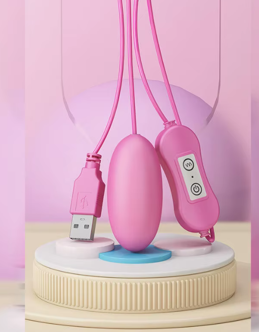 Адам и Ева Одиночное виброяйцо на проводе Sing Egg-Pink