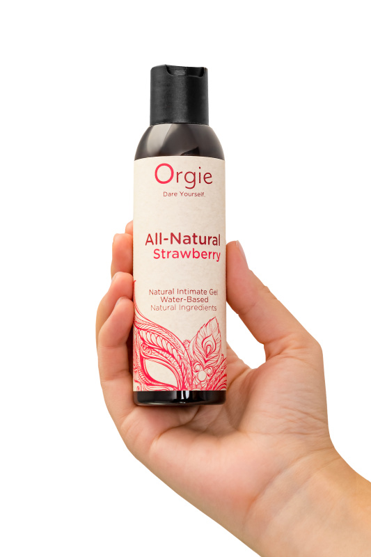 Orgie, Португалия Интимный гель Orgie ALL - NATURAL STRAWBERRY на водной основе, 150 мл — купить в Минске Изображение Orgie, Португалия Интимный гель Orgie ALL - NATURAL STRAWBERRY на водной основе, 150 мл