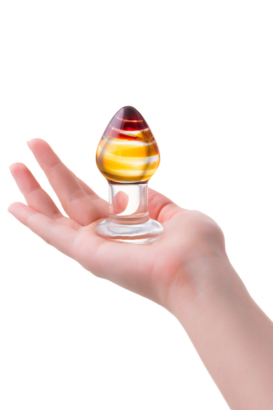 Изображение Sexus Glass Анальная втулка Sexus Glass, стекло, прозрачная, 9 см, Ø 4 см
