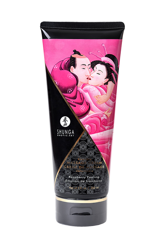 Shunga, Канада Массажный крем для тела Shunga «Малиновое чувство» (Raspberry Feeling), съедобный, 200 мл — купить в Минске Изображение Shunga, Канада Массажный крем для тела Shunga «Малиновое чувство» (Raspberry Feeling), съедобный, 200 мл