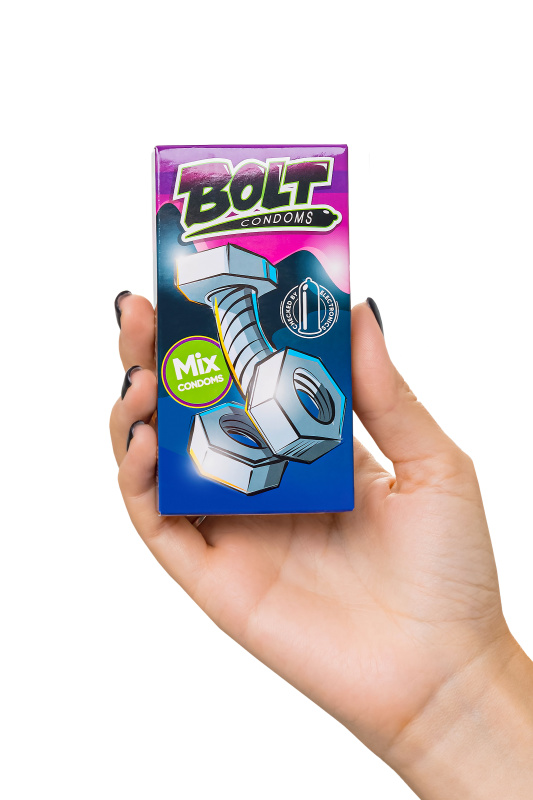 Фото Luxe Презервативы Luxe, Bolt condoms, микс, 18 см, 5,2 см, 6 шт.