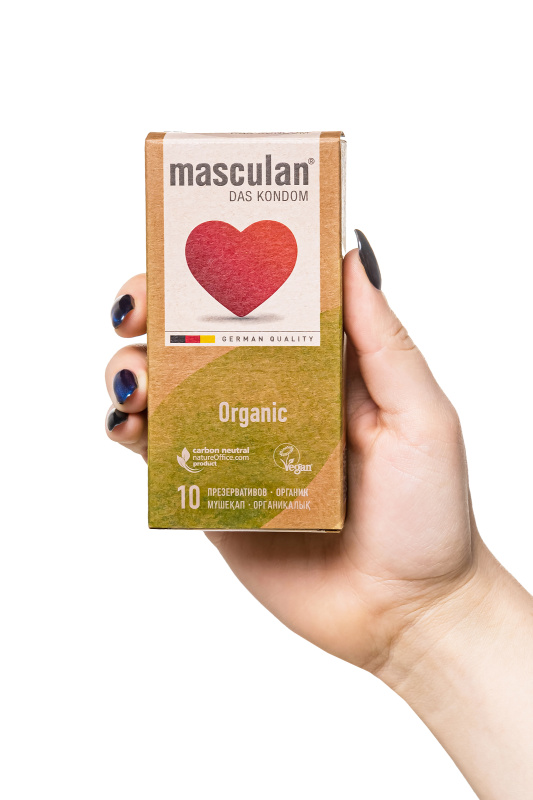 Фото Masculan Презервативы masculan  ORGANIC № 10 утонченные, 18,5 см, 5.3 см, 10 шт.