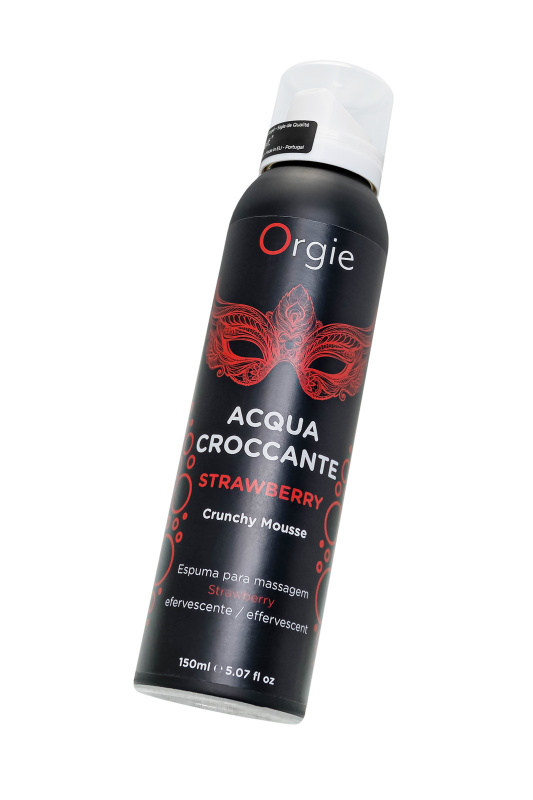 Фото Orgie, Португалия Шипучая пена для массажа Orgie Acqua Croccante, клубника (Strawberry), 150 мл