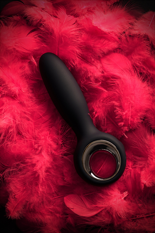 Фото POPO Pleasure by TOYFA Анальный стимулятор POPO Pleasure by TOYFA Sagitta, силикон, черный, 9 см