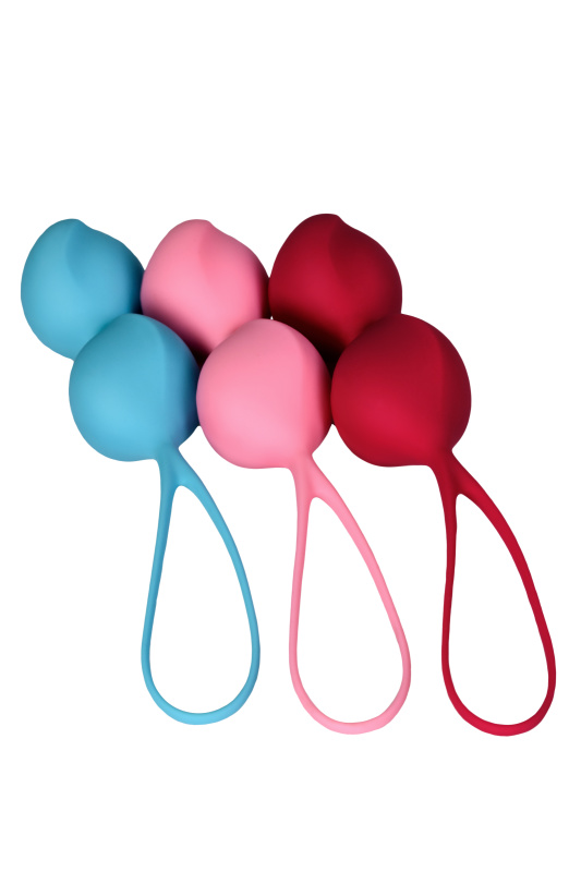 Фото Satisfyer, Германия Набор вагинальных шариков Satisfyer  Balls C03 Double, Силикон, Ассорти, Ø 3  см
