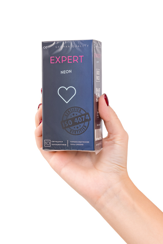 Фото  Презервативы EXPERT Neon  15 шт. (светящиеся)
