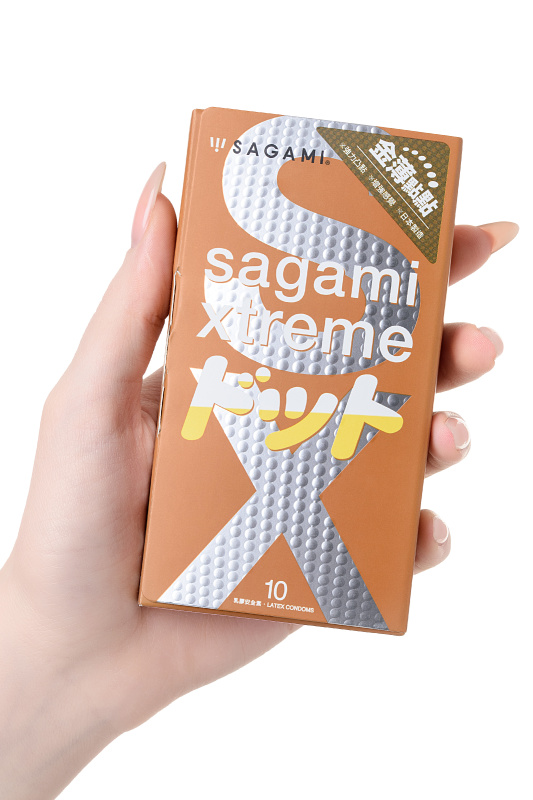 Изображение Sagami, Япония Презервативы Sagami, xtreme, feel up, латекс, 19 см, 5,3 см, 10 шт.