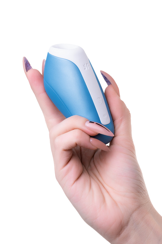 Фото Satisfyer, Германия Вакуум-волновой бесконтактный стимулятор клитора Satisfyer Love Breeze, силикон, голубой, 9,5 см.