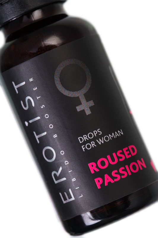Фото Erotist Возбуждающие капли Erotist ROUSED PASSION, для женщин, 20мл