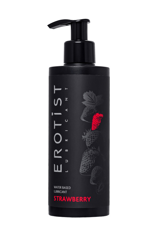 Фото Erotist Lubricant Лубрикант Erotist на водной основе STRAWBERRY, с ароматом клубники, 250 мл