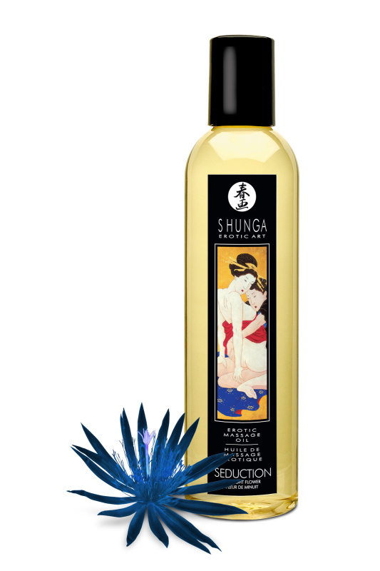 Фото Shunga, Канада Масло массажное для тела Shunga «Ночной цветок» (Seduction. Midnight Flower), 240 мл.
