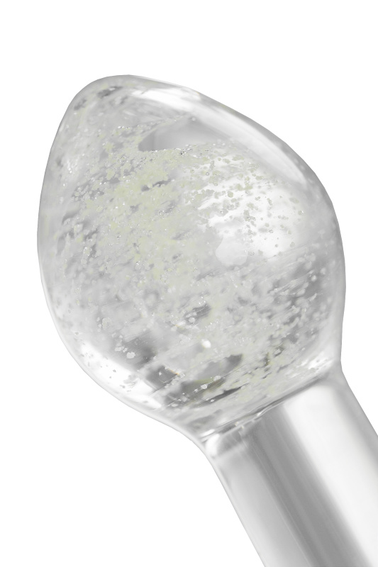 Фото Sexus Glass Анальная втулка Sexus Glass светящаяся в темноте, стекло, прозрачная, 6,5 см