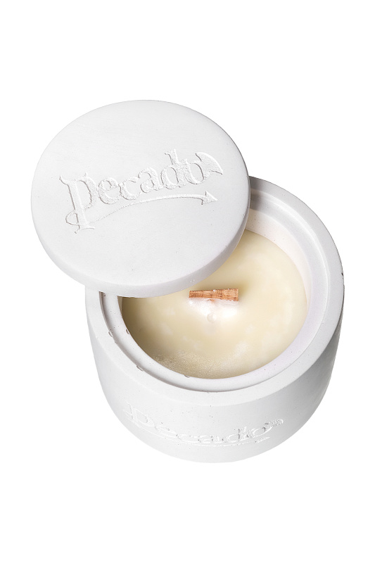 Фото PECADO B.D.S.M Ароматическая свеча Рecado, Magnolia & Peonies, круглая с крышкой