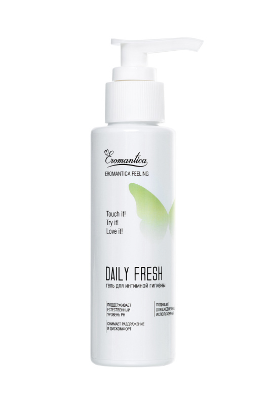 Изображение  Гель для ухода за интимными зонами Eromantica «Daily fresh», 110 мл
