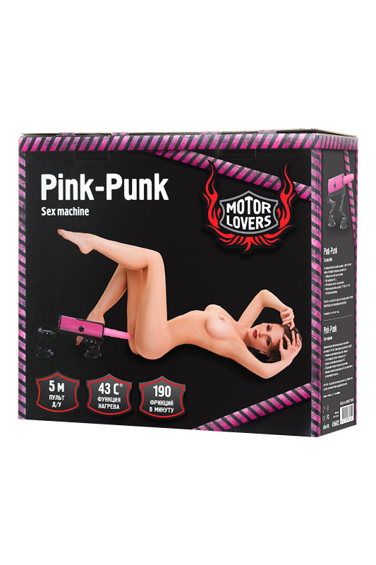 Изображение Motorlovers by TOYFA Секс-машина Pink-Punk, MotorLovers, ABS, розовый, 36 см