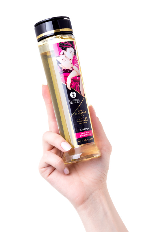 Изображение Shunga, Канада Масло массажное для тела Shunga «Сладкий лотос» (Amour Sweet Lotus), 240 мл