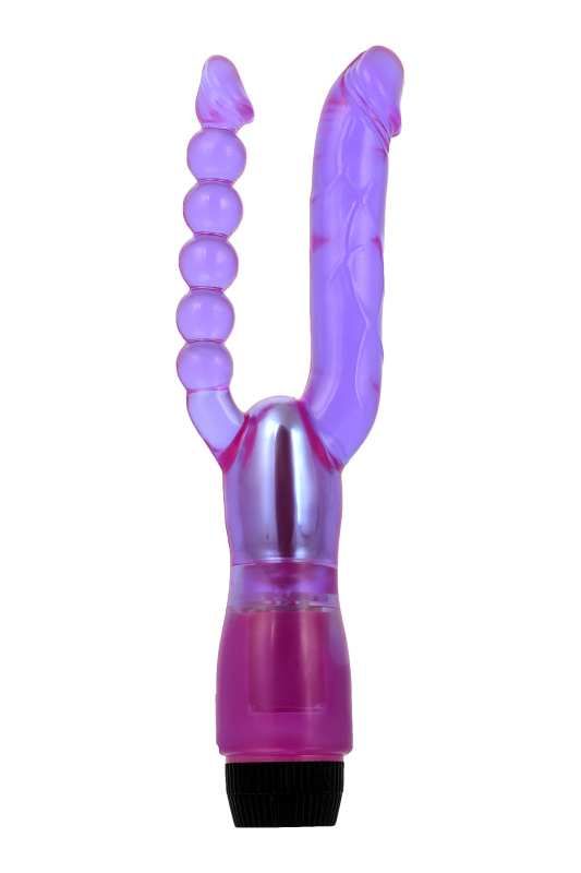 Фото Seven Creations Вибратор двойной фиолетовый 22,9 см