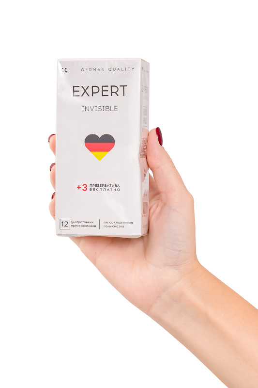 Фото  Презервативы EXPERT Invisible, ультратонкие, 15 шт