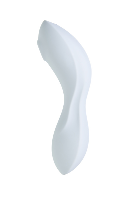 Фото Satisfyer, Германия Вакуумный стимулятор клитора Satisfyer Curvy Trinity 5+, голубой