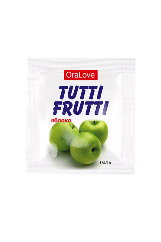 Биоритм, Россия Съедобная гель-смазка TUTTI-FRUTTI для орального секса со вкусом яблока,4 гр по 20шт в упаковке — купить в Минске Изображение Биоритм, Россия Съедобная гель-смазка TUTTI-FRUTTI для орального секса со вкусом яблока,4 гр по 20шт в упаковке