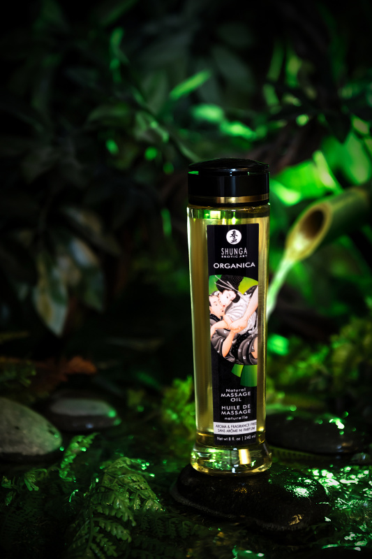 Изображение Shunga, Канада Масло для массажа Shunga Organica Aroma and Fragrance Free, возбуждающее, 240 мл