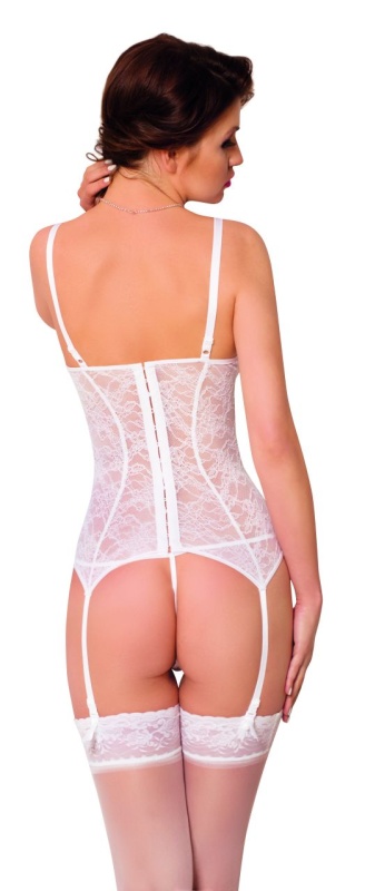 SoftLine Collection, Польша Корсет c пажами и стринги SoftLine Collection Karen, белый, L — купить в Минске Изображение SoftLine Collection, Польша Корсет c пажами и стринги SoftLine Collection Karen, белый, L