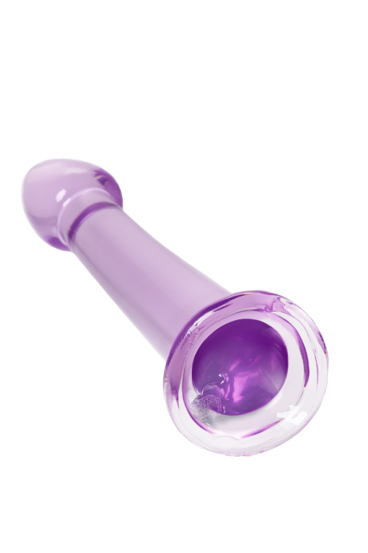 Фото TOYFA Basic Нереалистичный фаллоимитатор TOYFA Basic Jelly Dildo S, TPE, фиолетовый, 15,5 см