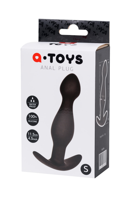 A-toys by TOYFA Анальная пробка A-Toys by TOYFA Veres, размер S, cиликон, черный, 11,5 см — купить в Минске Изображение A-toys by TOYFA Анальная пробка A-Toys by TOYFA Veres, размер S, cиликон, черный, 11,5 см