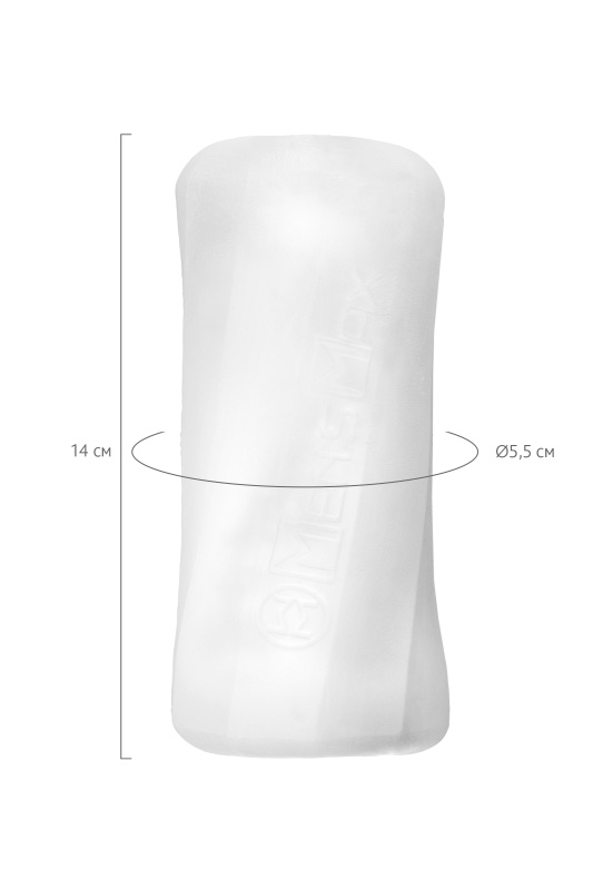 Фото MensMax Мастурбатор нереалистичный MensMax XROSS BEADS×ROCK CLOSE, TPE, прозрачный, 14,2 см