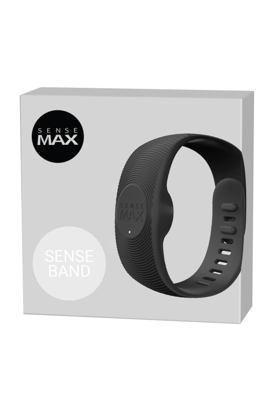 Изображение SenseMax Technology Ltd. Браслет к мастурбаторам Sense Max, силикон, черный, 11,5 см