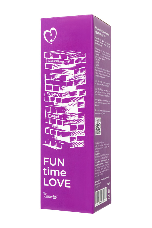 Игра для влюбленных пар Eromantica, «Падающая башня Fun time love» — купить в Минске Изображение Игра для влюбленных пар Eromantica, «Падающая башня Fun time love»