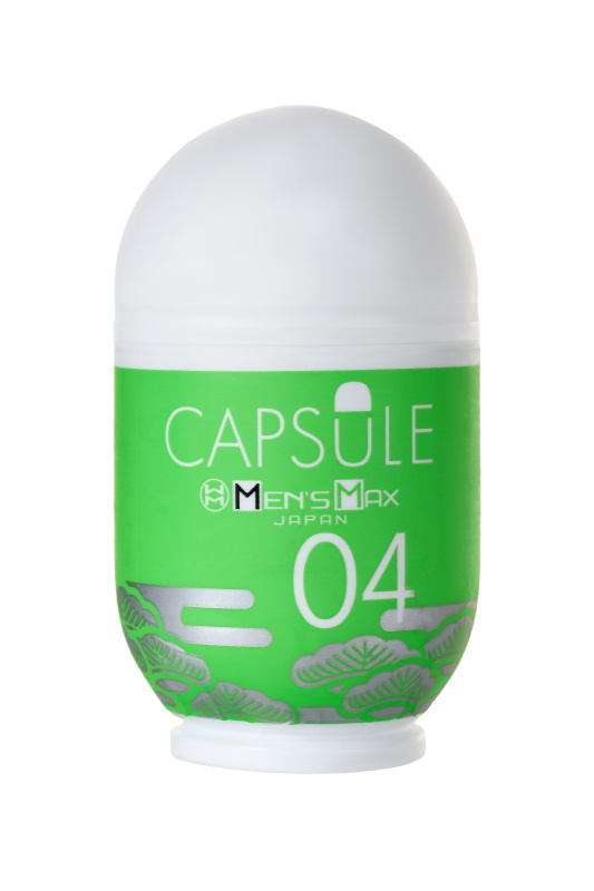 Фото MensMax Мастурбатор нереалистичный MensMax CAPSULE 04, Matsu, TPE, зеленый, 8 см