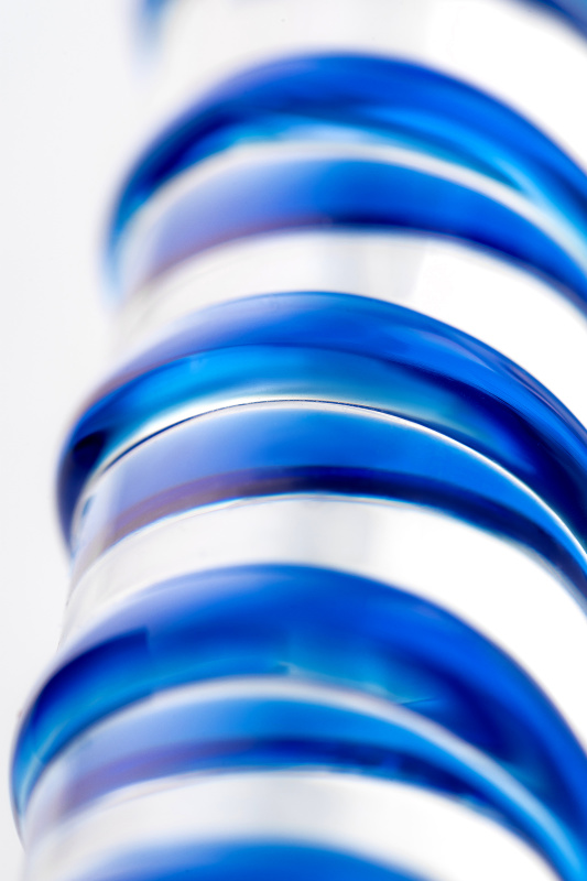 Фото Sexus Glass Двусторонний фаллоимитатор Sexus Glass, стекло, прозрачный, 19 см