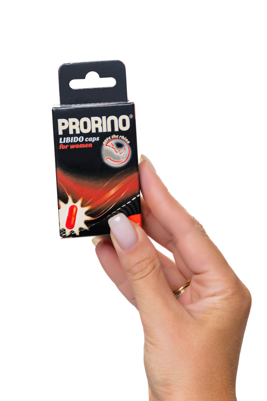 Фото  Энергетические капсулы Ero Prorino black line Libido для женщин, 2 шт.