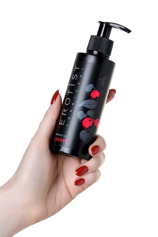 Изображение Erotist Lubricant Массажное масло Erotist CHERRY, съедобное, вишня, 150 мл